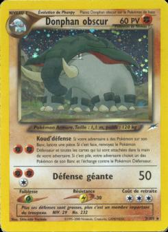 Donphan obscur card