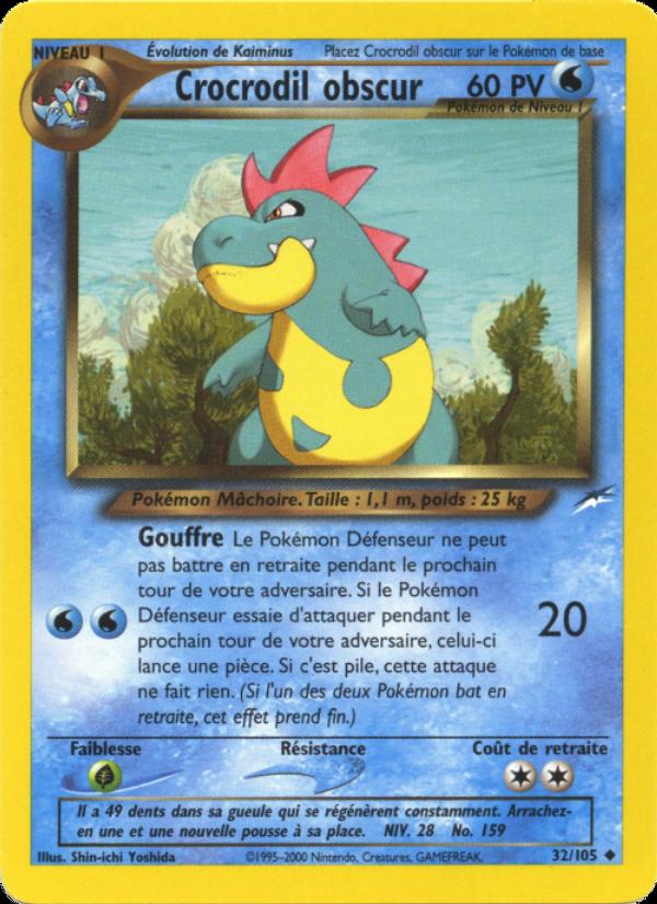 Crocrodil obscur card