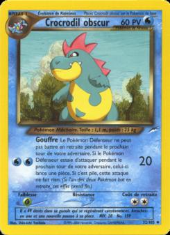 Crocrodil obscur card