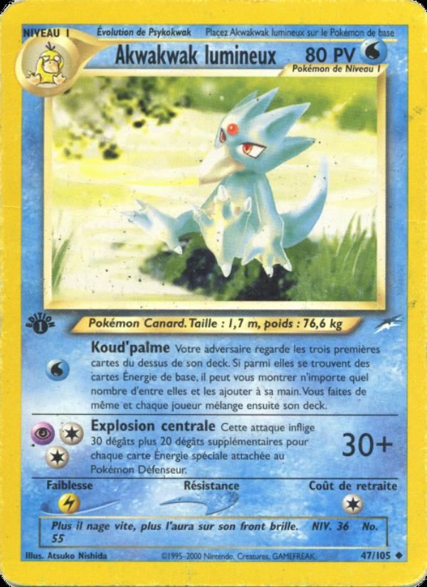 Akwakwak lumineux card