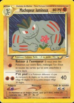 Machopeur lumineux card