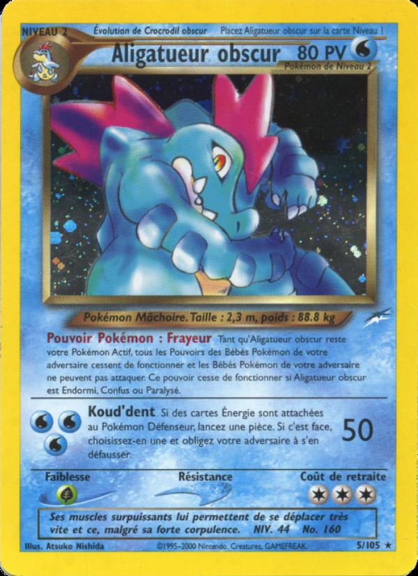 Aligatueur obscur card
