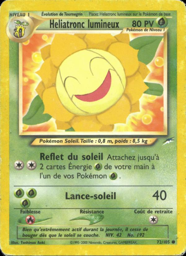 Heliatronc lumineux card