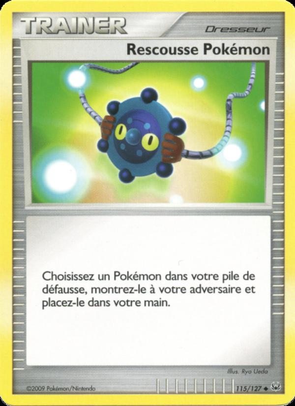 Rescousse Pokémon card