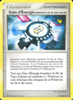 Gain d'Énergie Invention G-101 de Team Galaxie card