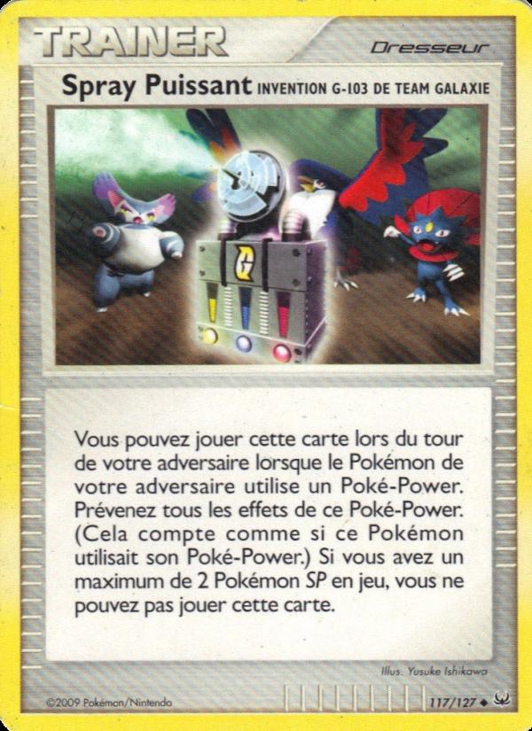 Spray Puissant Invention G-103 de Team Galaxie card