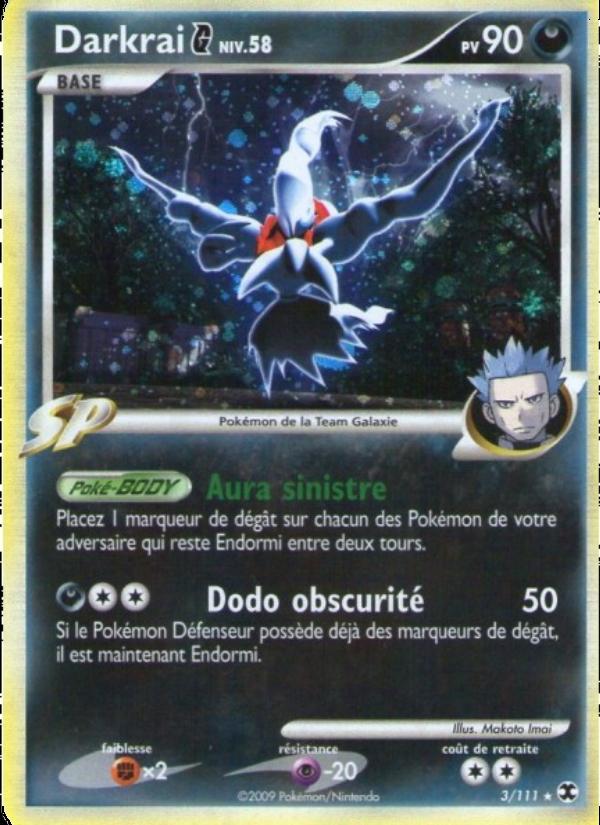 Darkrai  Niv. 58 card