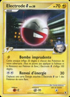 Electrode  Niv. 38 card