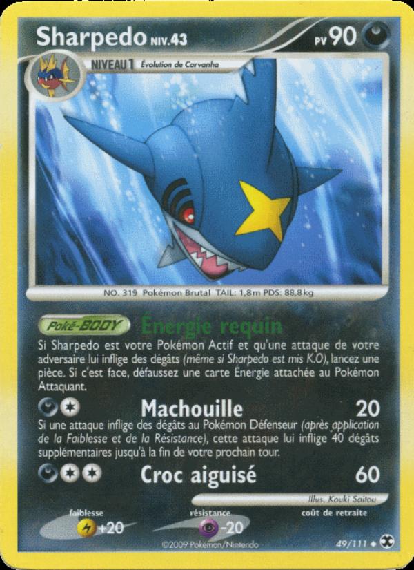 Sharpedo Niv. 43 card