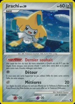 Jirachi Niv. 39 card