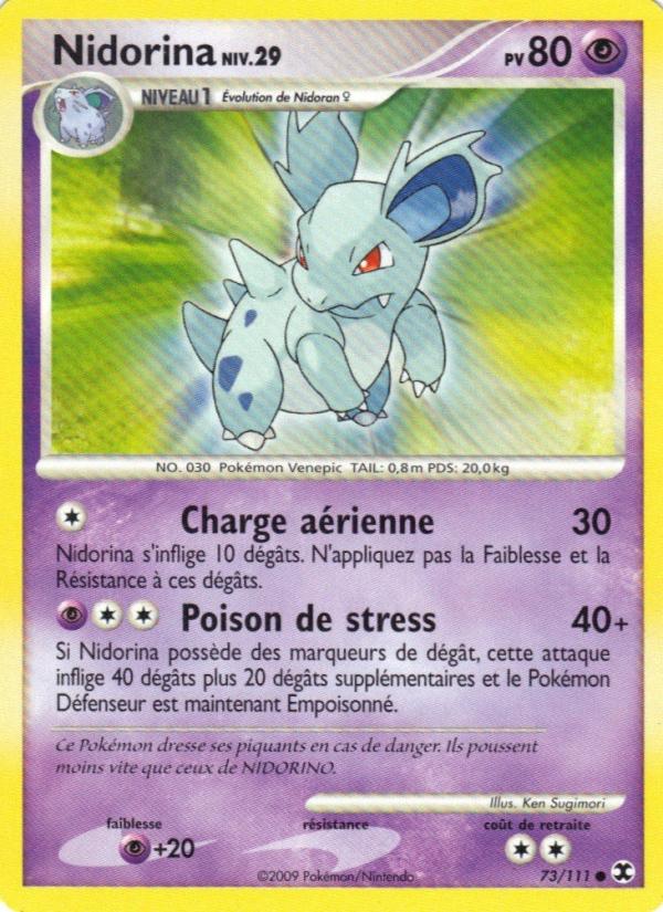 Nidorina Niv. 29 card
