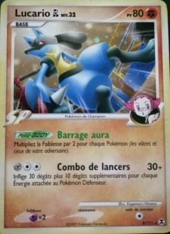 Lucario  Niv. 32 card