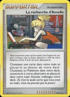 La recherche d'Amelle card