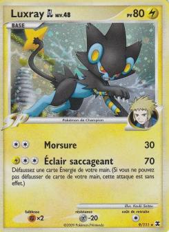 Luxray  Niv. 48 card