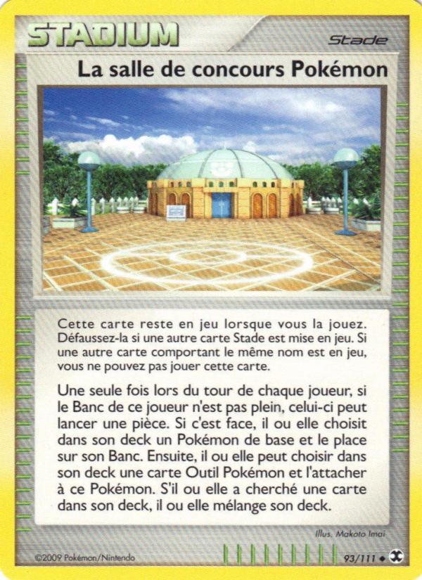 La salle de concours Pokémon card