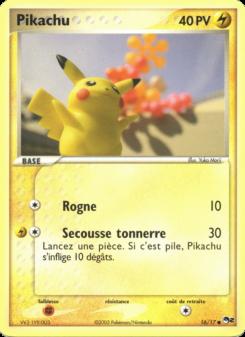 Pikachu card