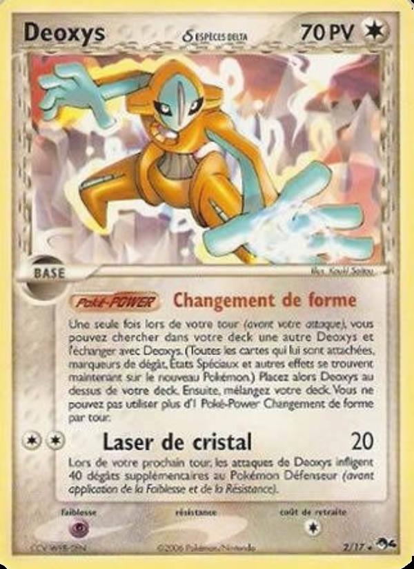 Deoxys δ card