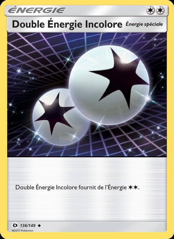 Double Énergie Incolore card