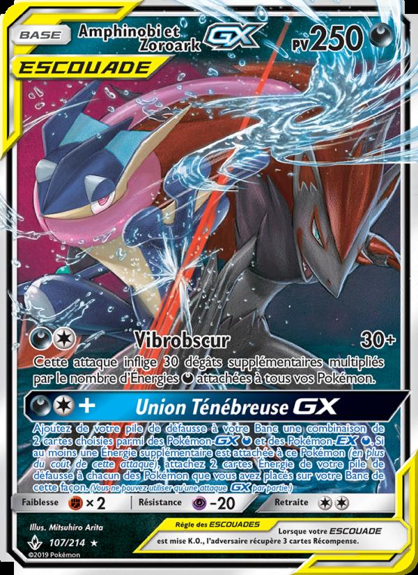 Amphinobi et Zoroark GX card