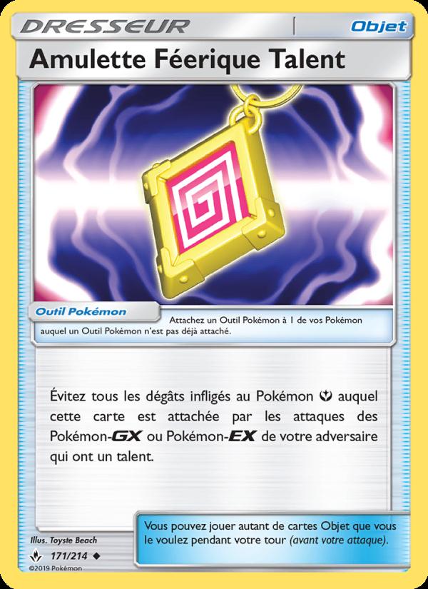 Amulette Féerique Talent card