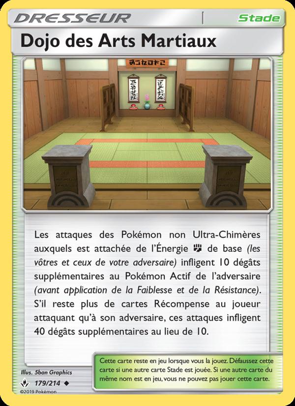 Dojo des Arts Martiaux card
