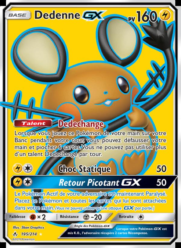 Dedenne GX card