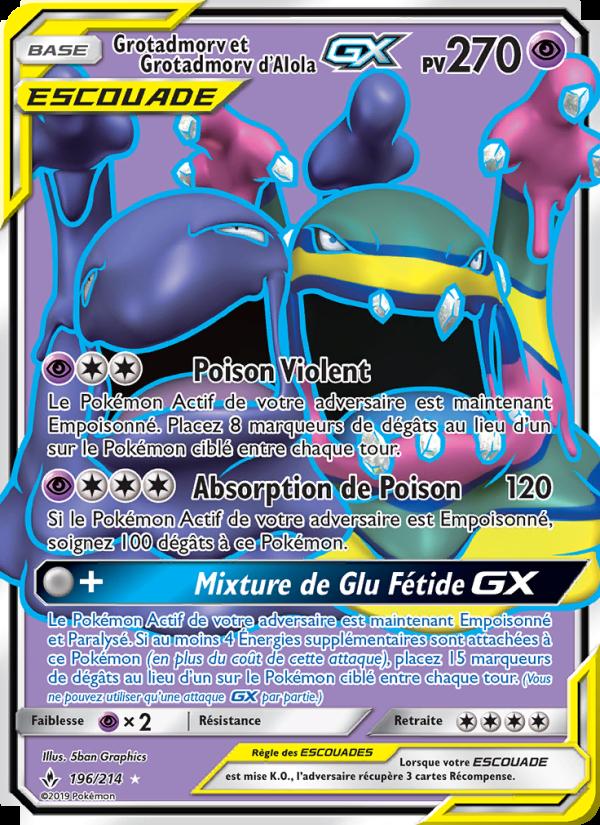 Grotadmorv et Grotadmorv d’Alola GX card