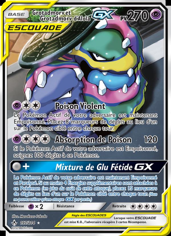 Grotadmorv et Grotadmorv d’Alola GX card