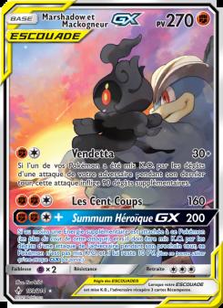 Marshadow et Mackogneur GX card