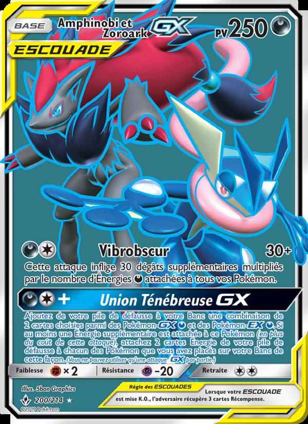 Amphinobi et Zoroark GX card