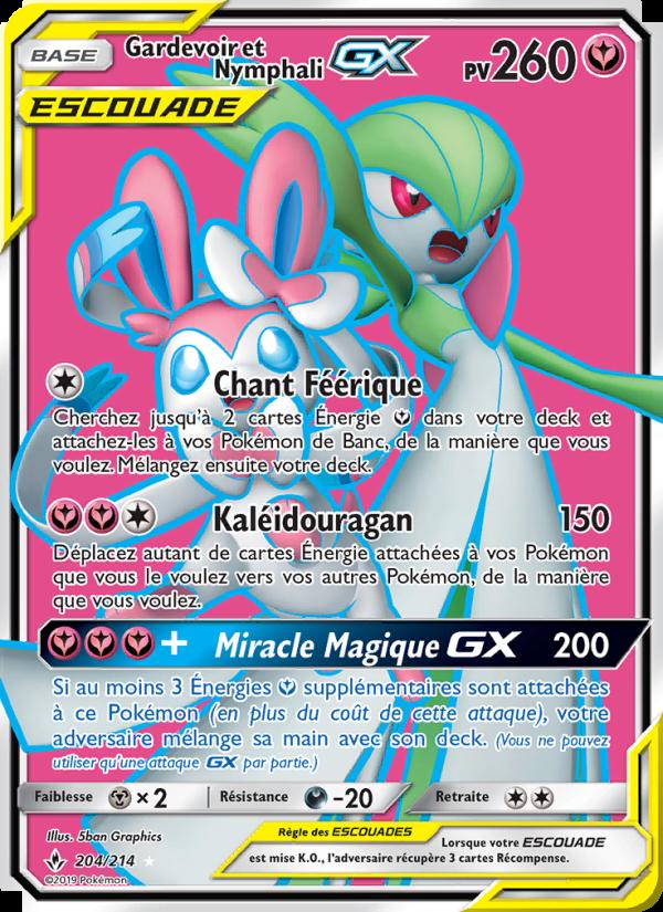 Gardevoir et Nymphali GX card