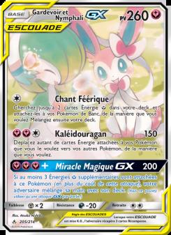 Gardevoir et Nymphali GX card