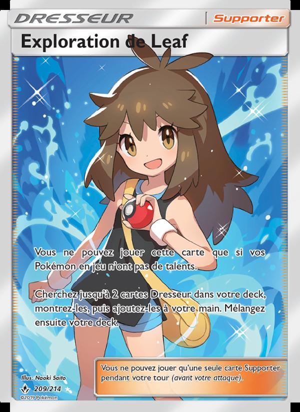 Exploration de Leaf card