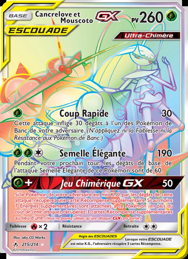Cancrelove et Mouscoto GX card