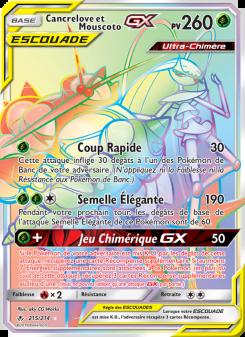Cancrelove et Mouscoto GX card
