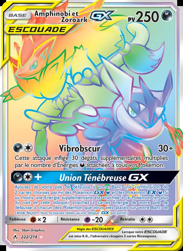 Amphinobi et Zoroark GX card
