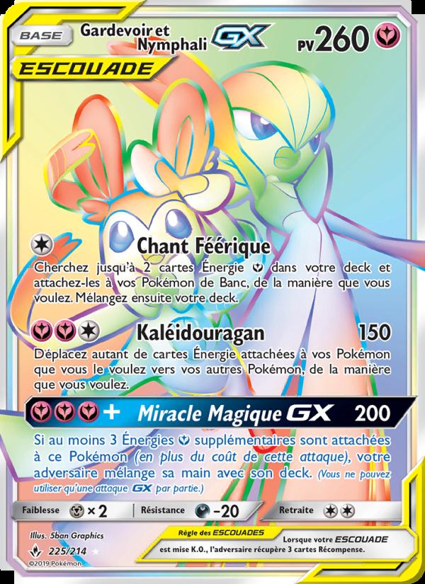Gardevoir et Nymphali GX card