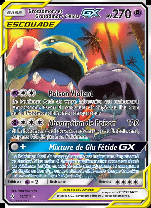Grotadmorv et Grotadmorv d’Alola GX card
