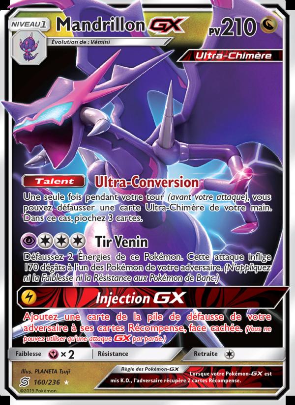 Mandrillon GX card