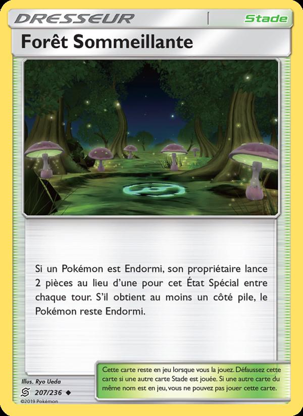 Forêt Sommeillante card