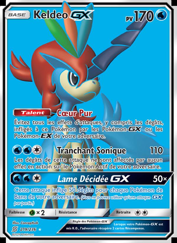 Keldeo GX card