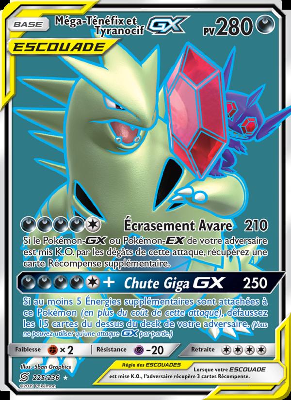Méga-Ténéfix et Tyranocif GX card