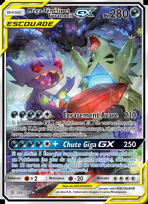 Méga-Ténéfix et Tyranocif GX card