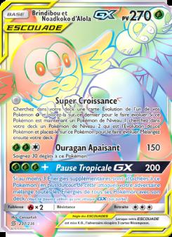 Brindibou et Noadkoko d’Alola GX card