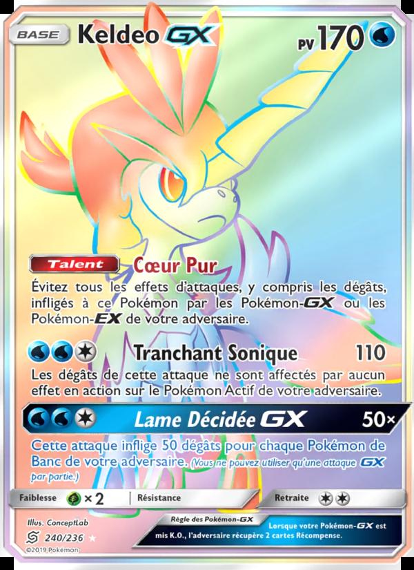 Keldeo GX card