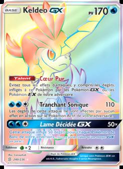 Keldeo GX card