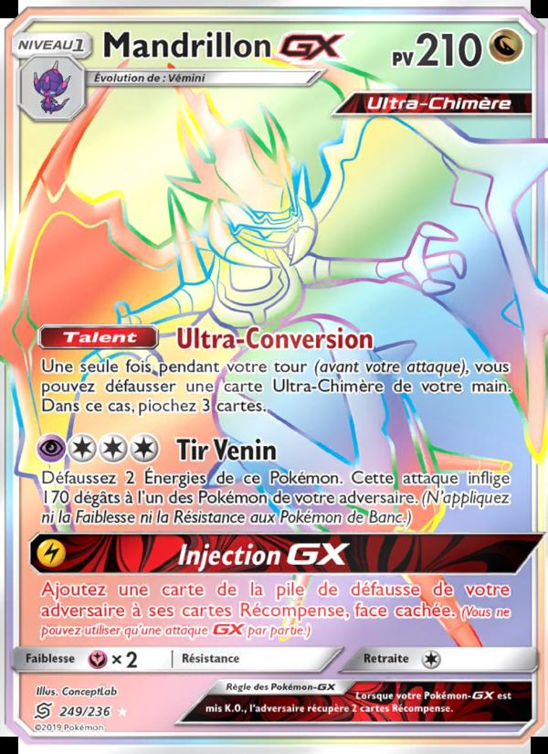 Mandrillon GX card