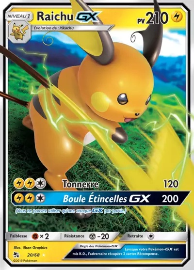 Raichu-GX card