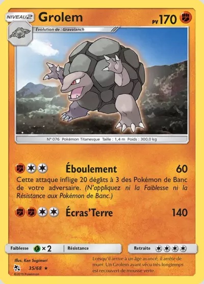 Grolem card