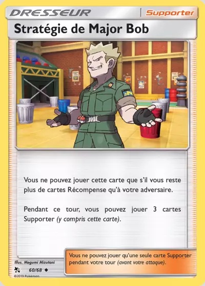 Stratégie de Major Bob card